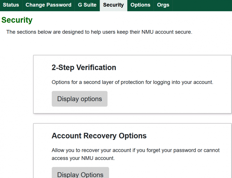 Nmu Password Recovery Technology Support Services 8179